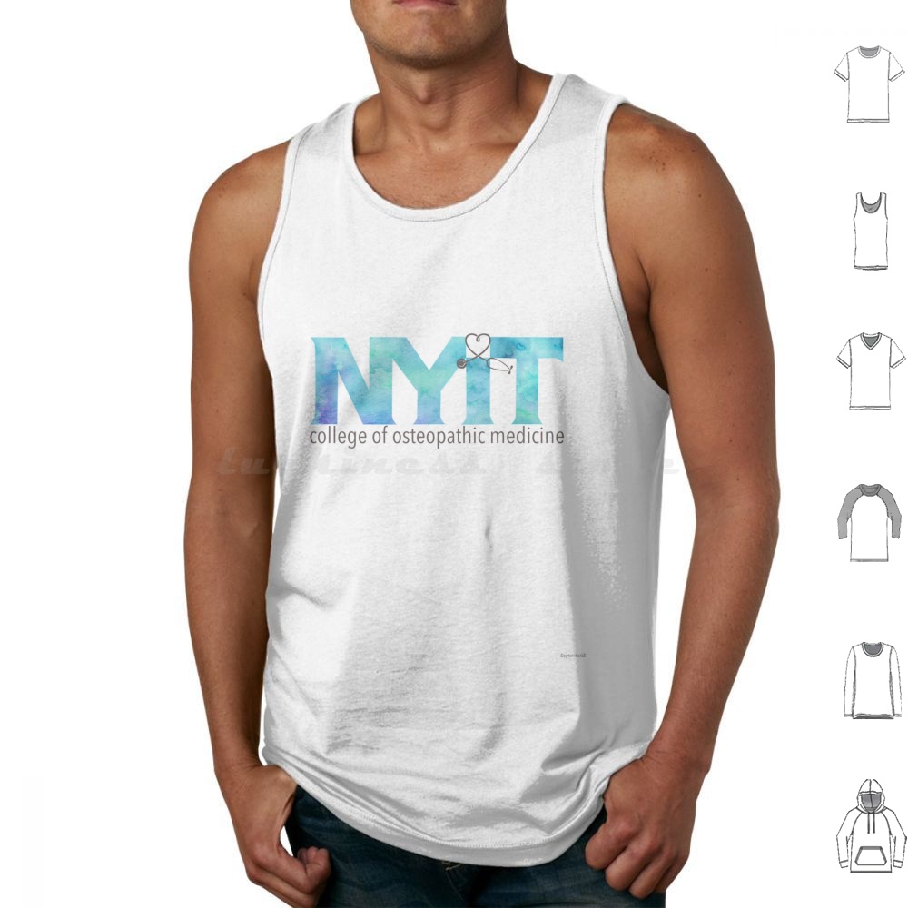Health Wellness News - Nyitcom-Blue Watercolor Tank Tops Vest sans