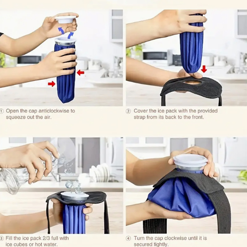 Ice Pack Wrap Sangle fixe, gen - Pa Health & Wellness Zoominfo avis et prix